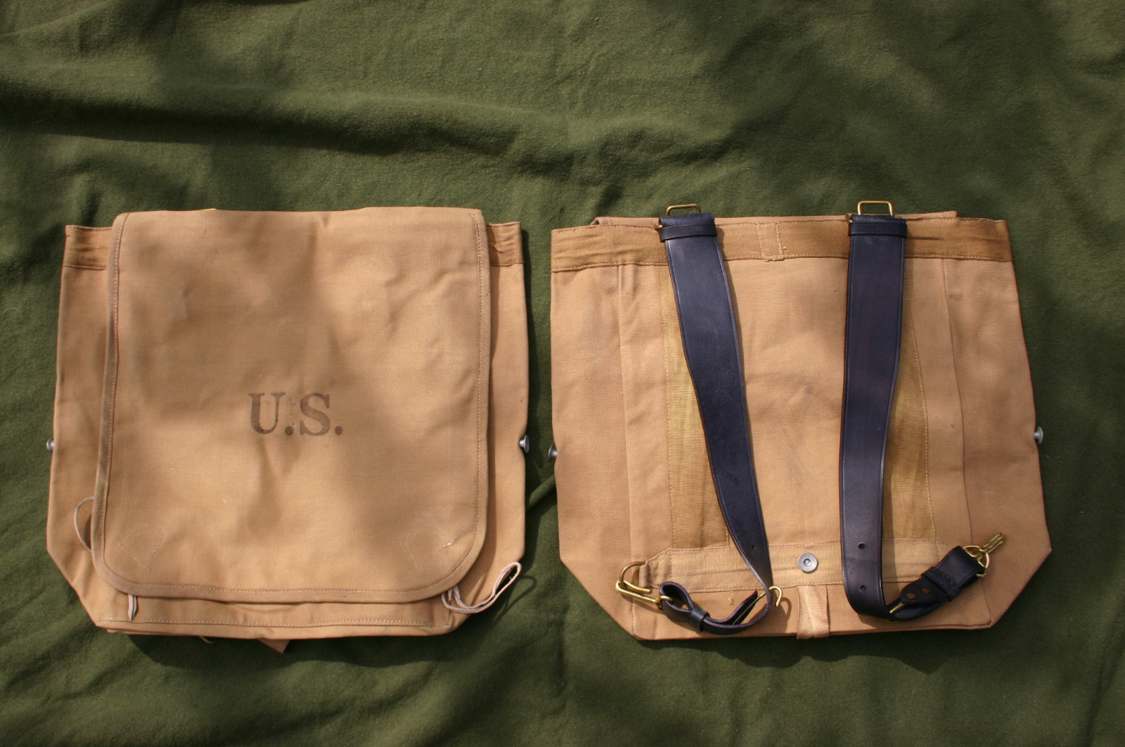 US M1878 Blanket Bag with "US" Marking