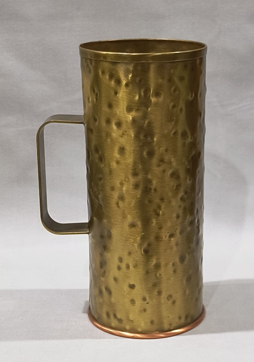 Brass Copper Matchstick Holder Cup Colony Metalsmiths of Virginia Denbigh