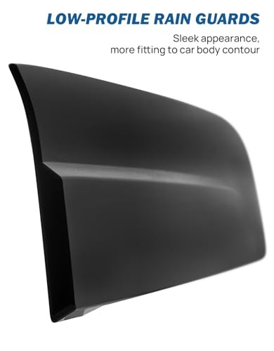 Low Profile Rain Guards Compatible with 2024 2025 2026 Tacoma Double Cab