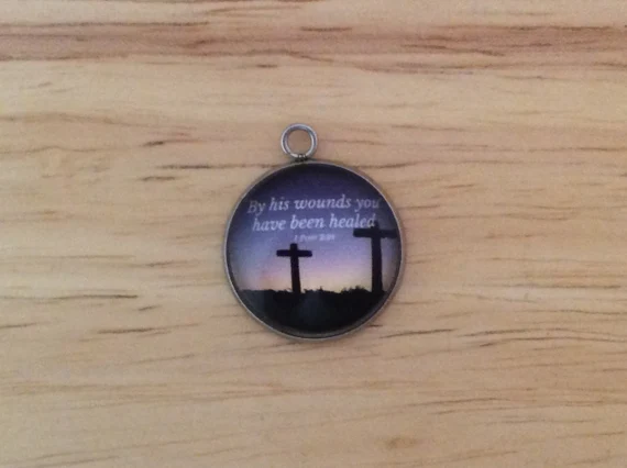 Bible Verse Charm Pendants for Making Jewelry