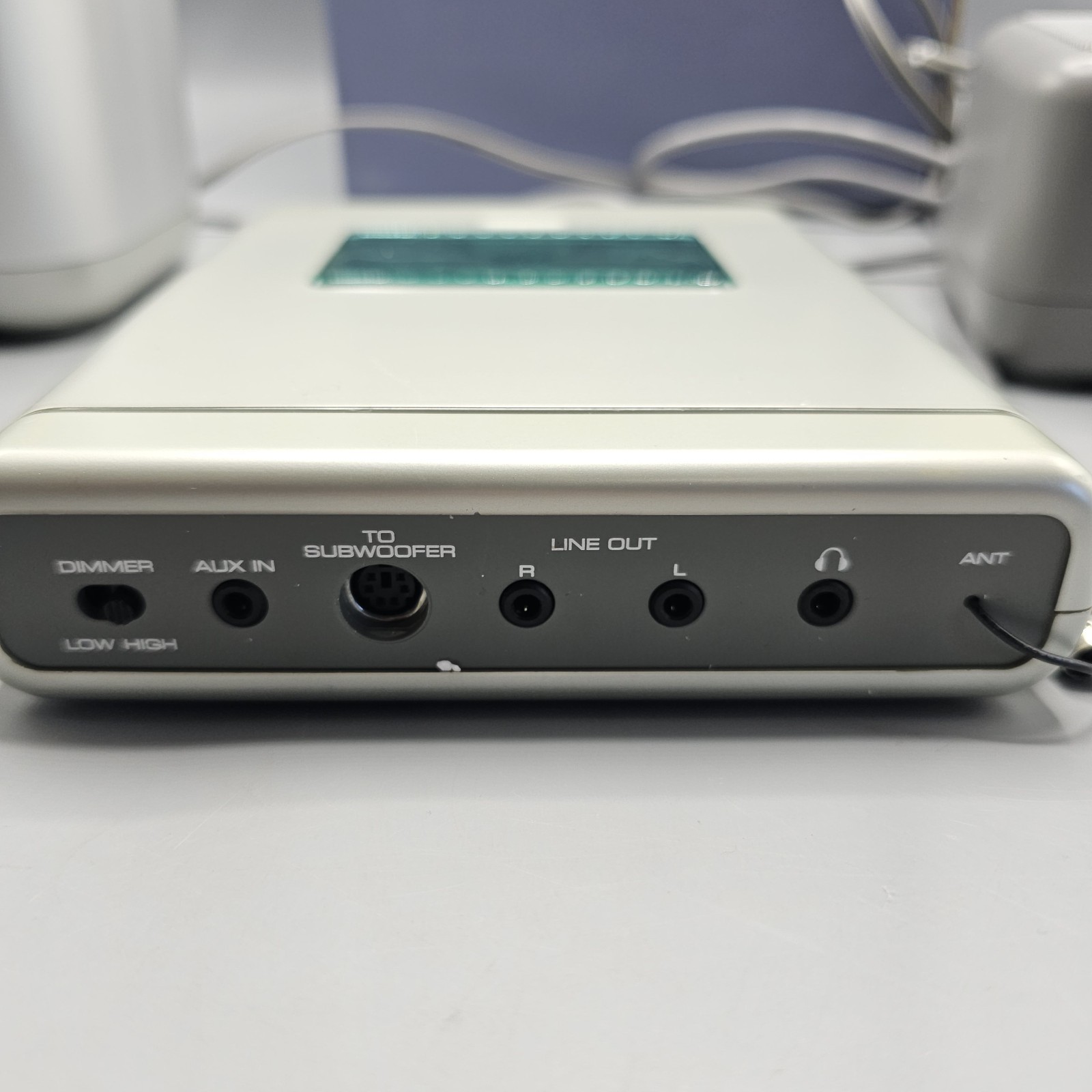 Brookstone Micro Player SystemCD Player Power Supply Sub No Speakers Tested!