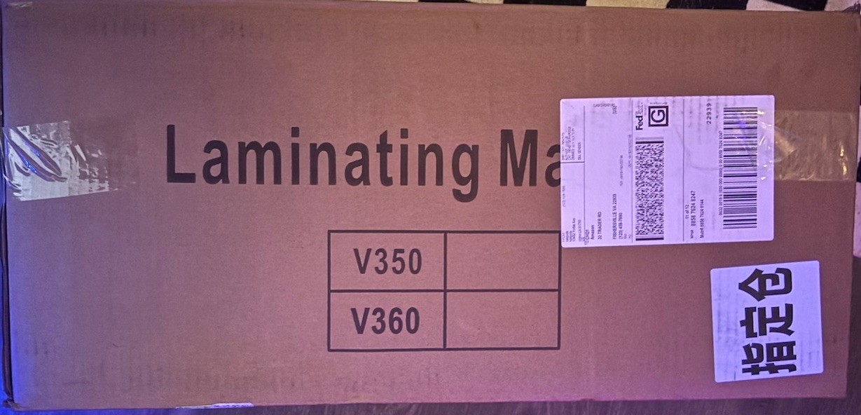 V350 Laminating Machine Hot Cold Roll Laminator Digital Display