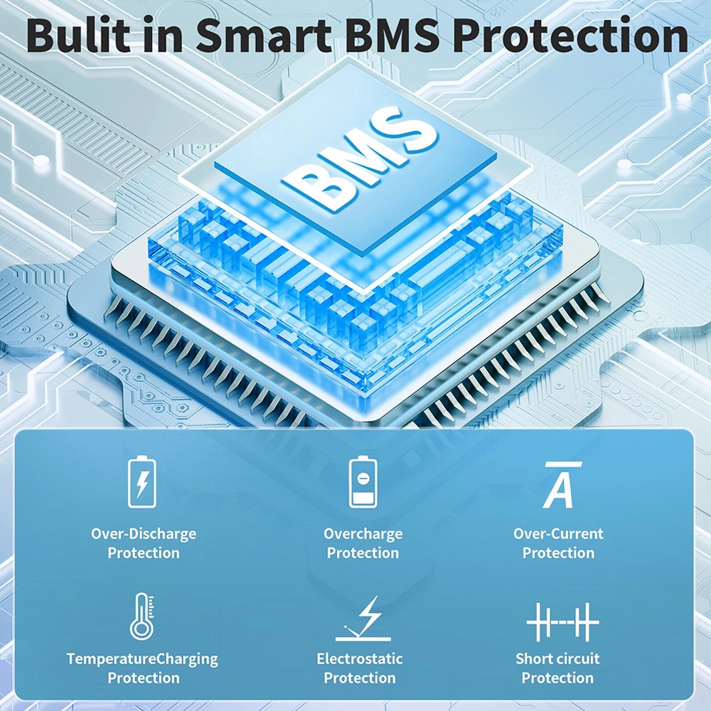 NEW 200Ah 12V LiFePO4 Lithium Battery Built-in BMS for RV Marine Off-Grid Solar