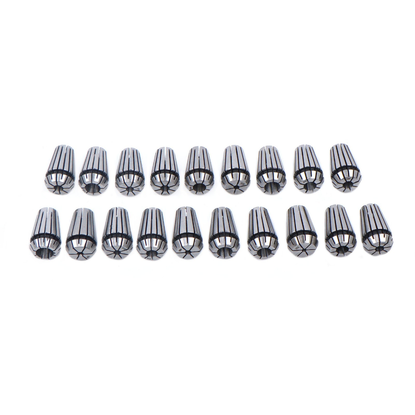 19 Pack ER16 Spring Collet Set For CNC Milling Lathe Tool Engraving Machine