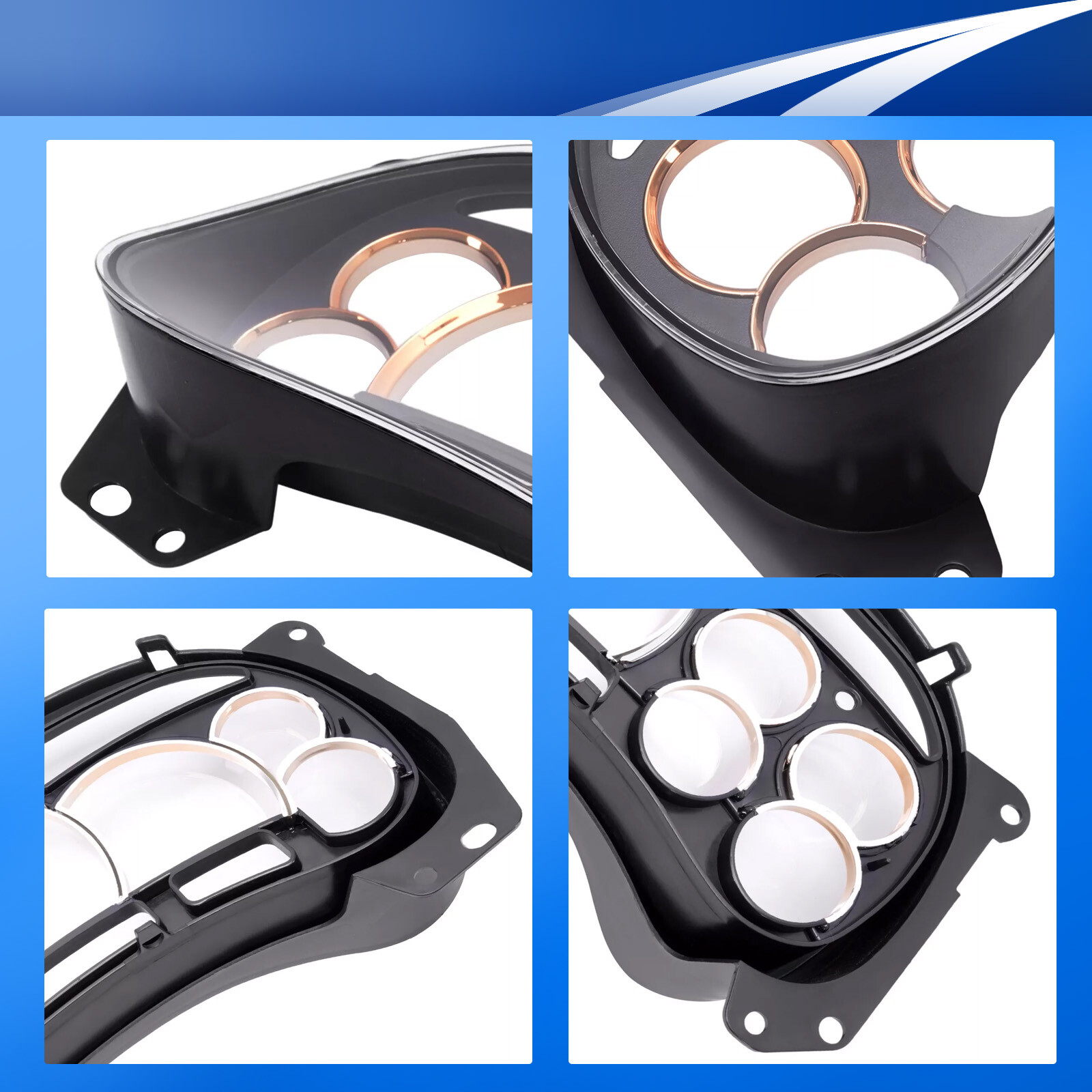 Chrome Instrument Cluster Lens Cover For Tahoe Suburban Sierra Silverado 03-2007