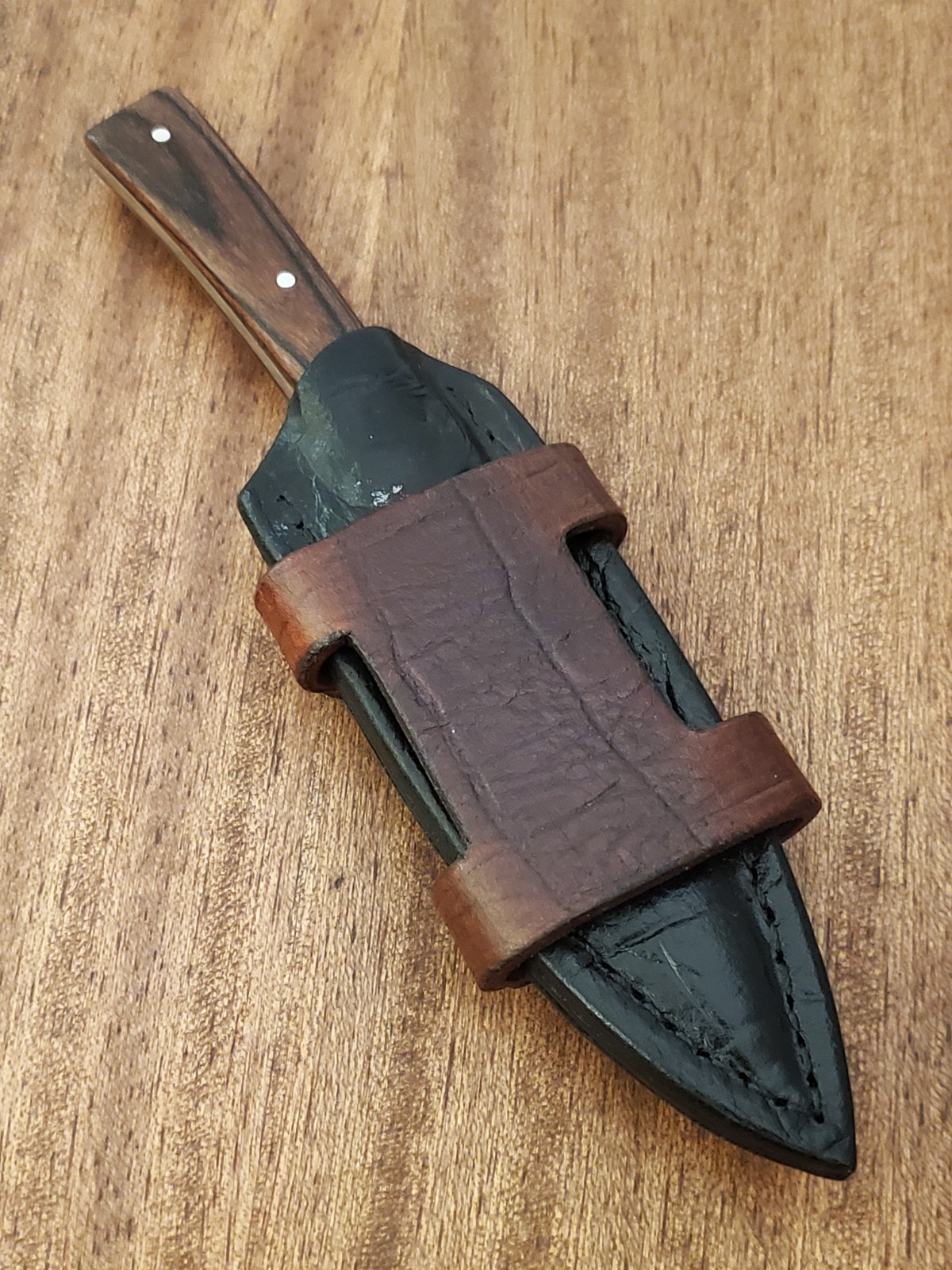 G.W. Stone Custom Handmade Small Fixed Blade EDC Knife New