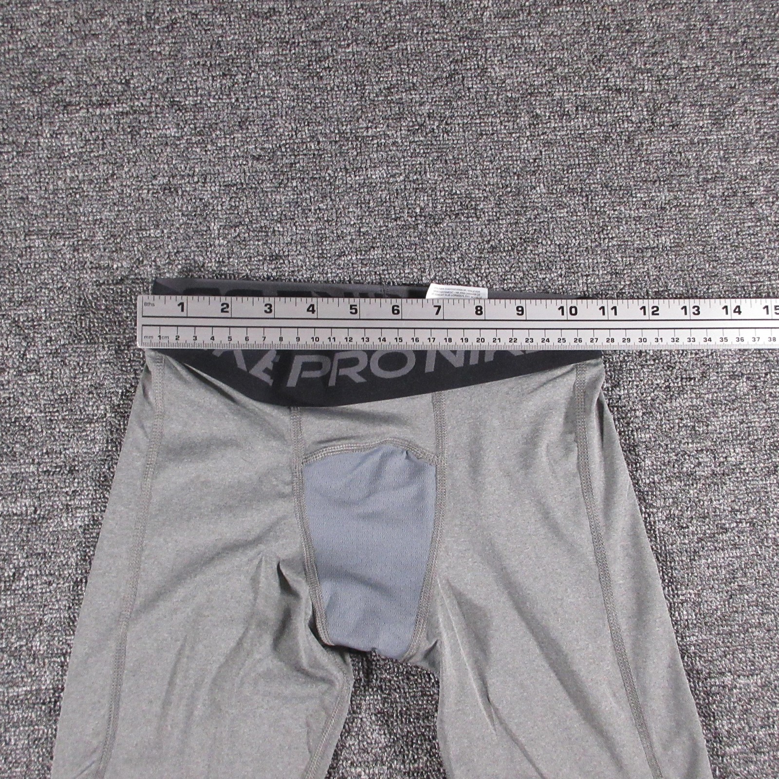 Nike Pro Dri-FIT Compression Pants Small Gray Logo Men’s Tight Athletic Tights