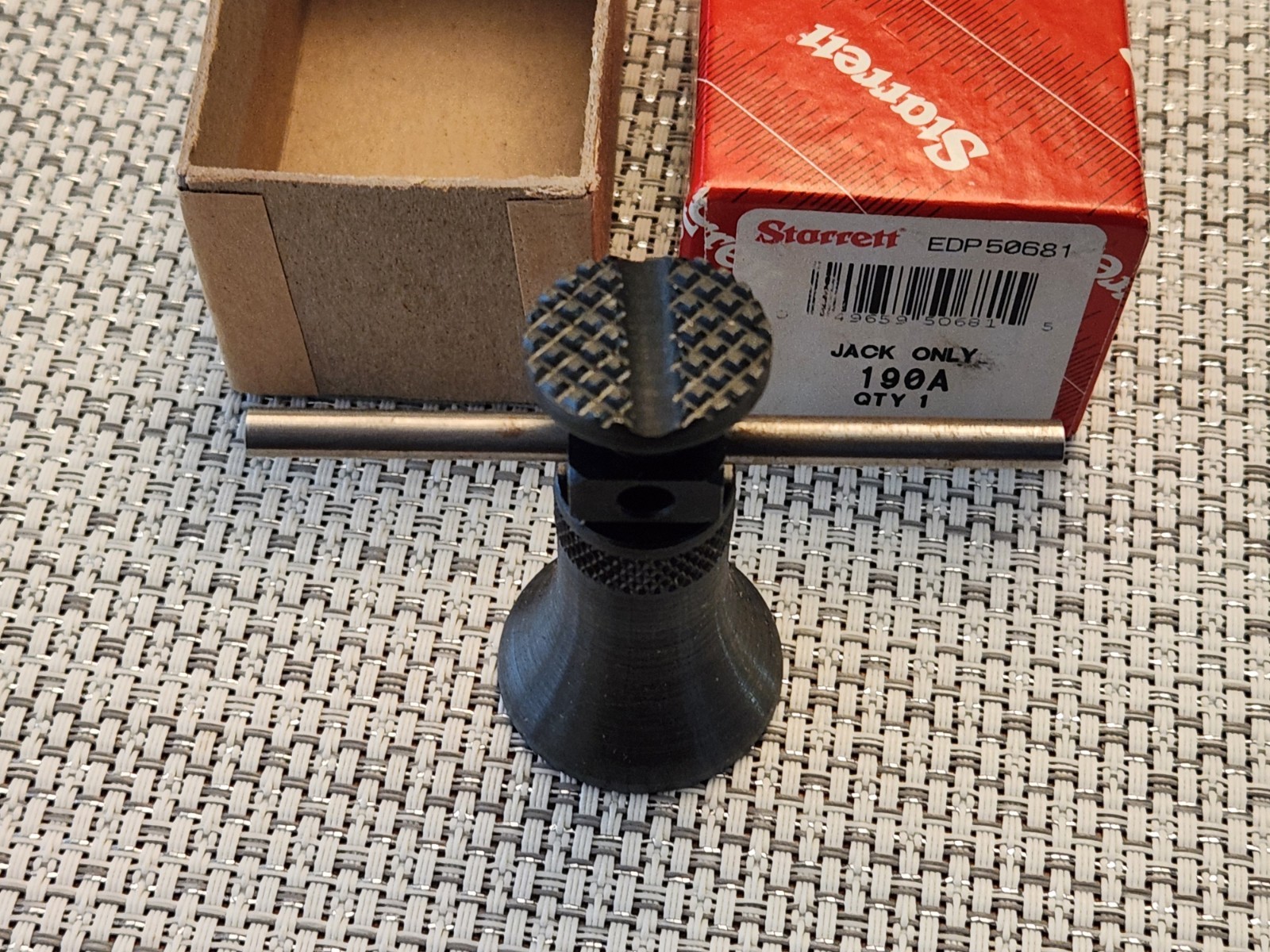 Starrett 190A Jack Only Micrometer Tools Machinist Screw Jack