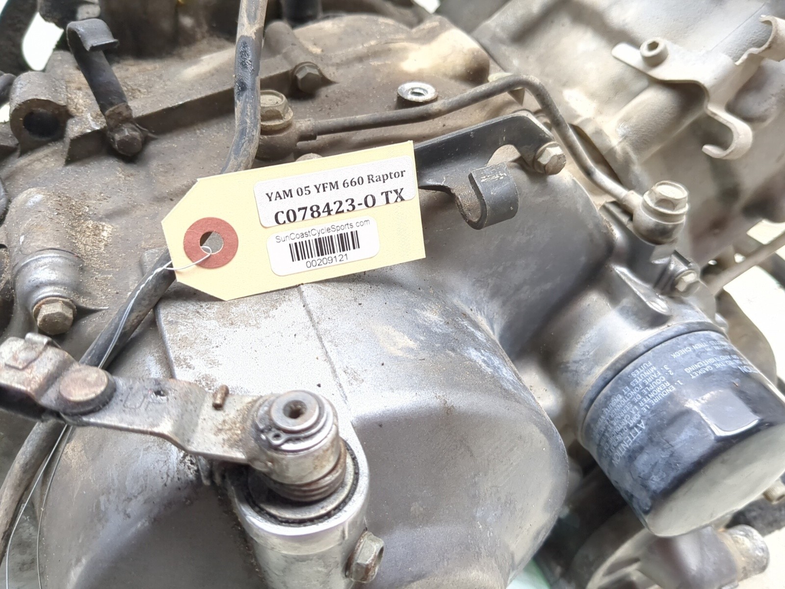 01-05 Yamaha Raptor 660 Engine Assembly Motor Block Complete C078423-0TX