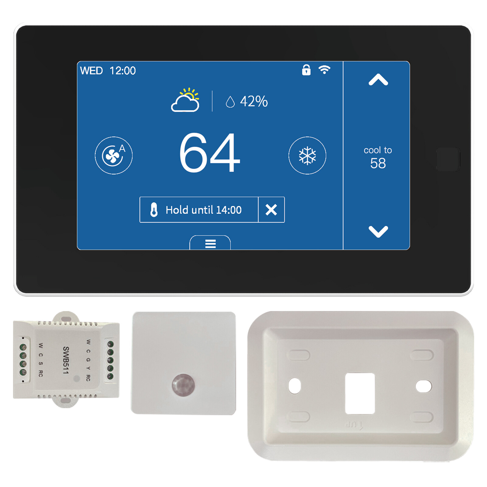 MOES WiFi Smart Thermostat Zone Remote Sensor 7Day Programmable Alexa Google APP