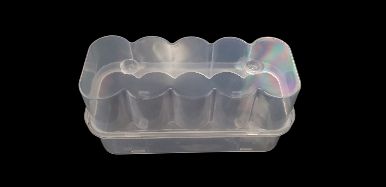 Clear Plastic 10 x 10mL Vial Storage Box Case New Free Shipping