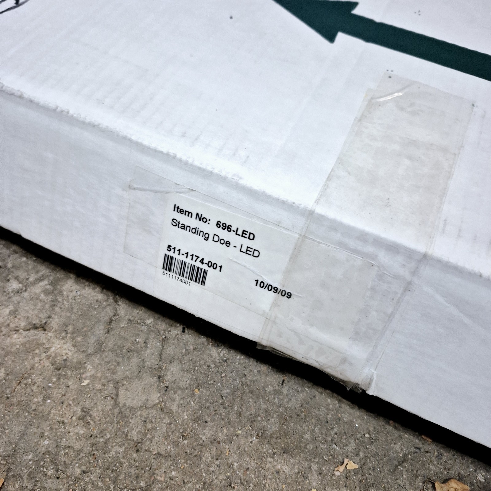 Holiday Lighting Specialists Christmas Standing Doe Outdoor Decoration 5 Ft