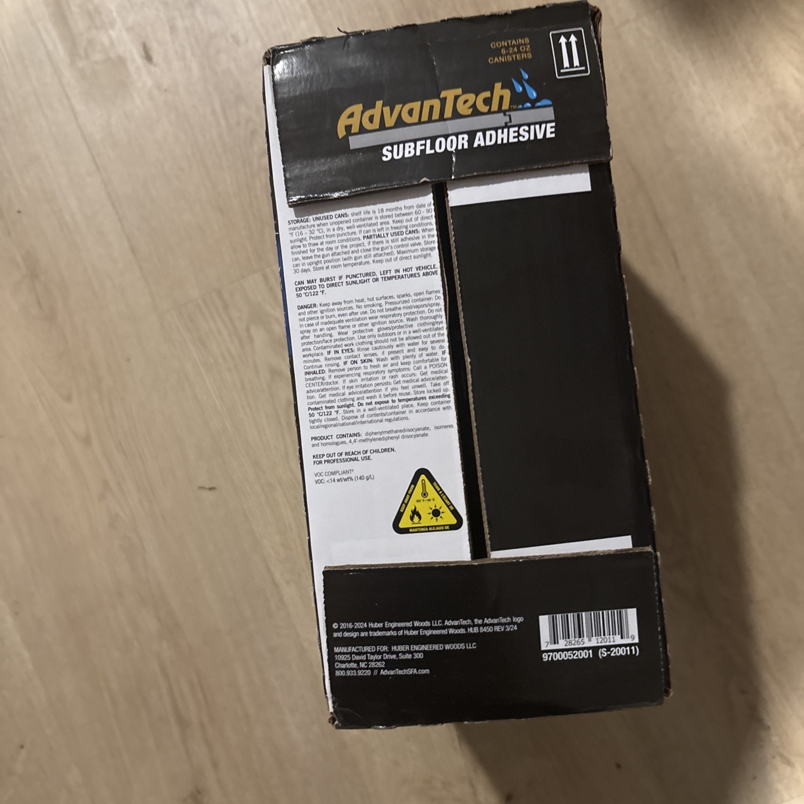 Advantech Subfloor Adhesive Cleaner, 12oz, Pack of 6