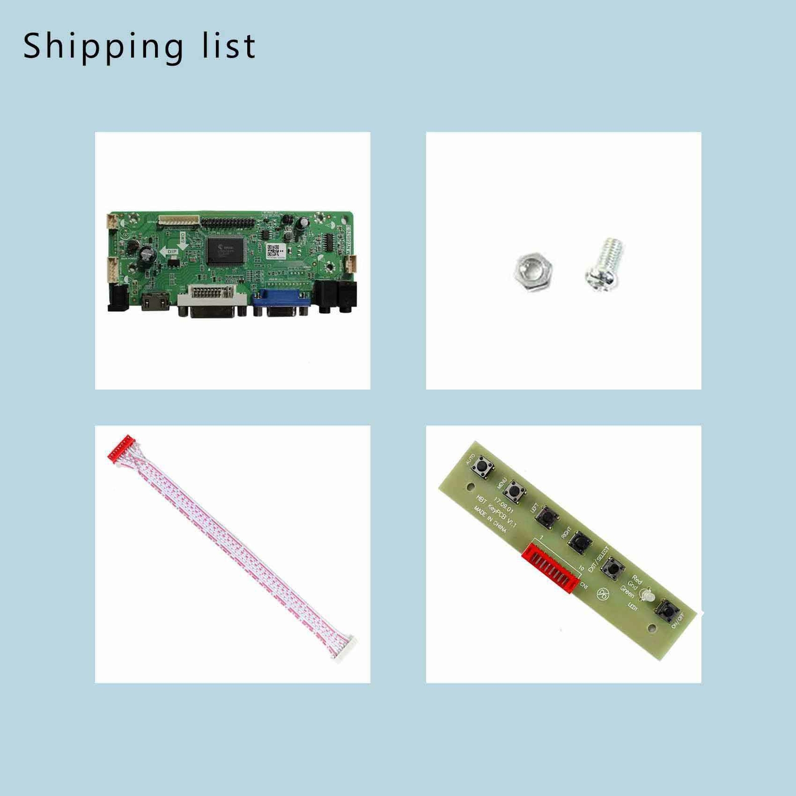 17" 1280x960 DV170YGM-N10 DV170YGZ-N10 HDMI VGA DVI Board