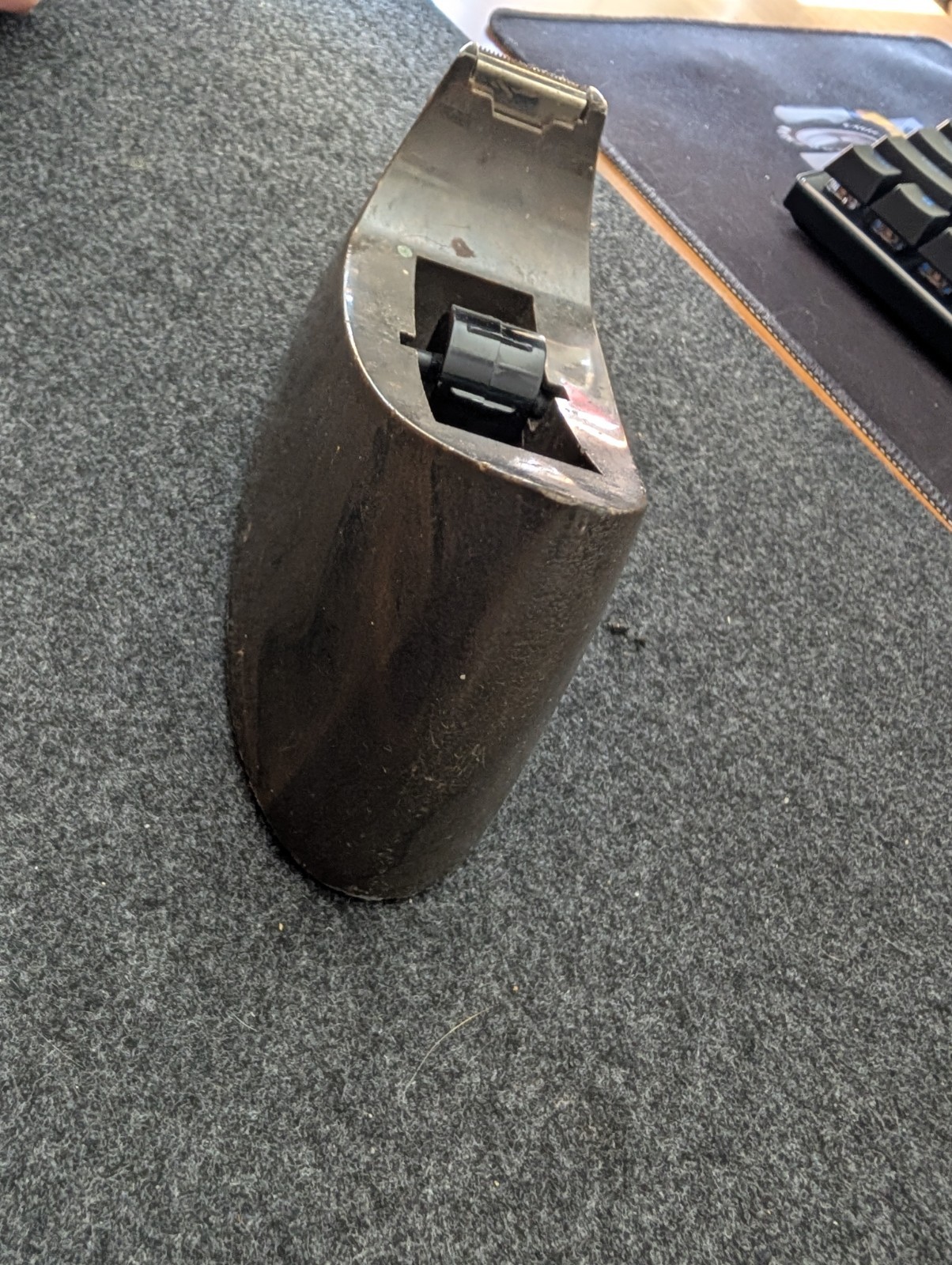 Vintage Unbranded Scotch Tape Dispenser Brown Weighted