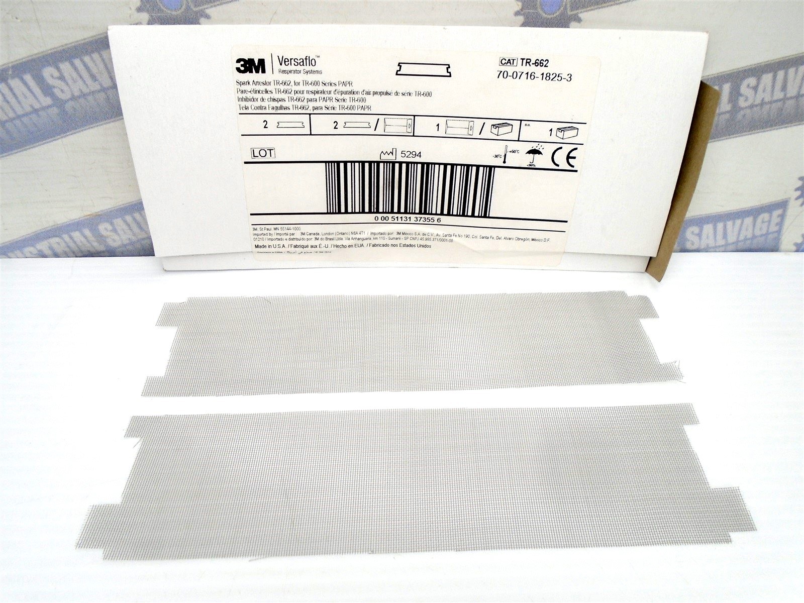 3M - TR-602N - Versaflo PAPR BLOWER MOTOR - Belt, Pre-Filters, Spark Arrestors