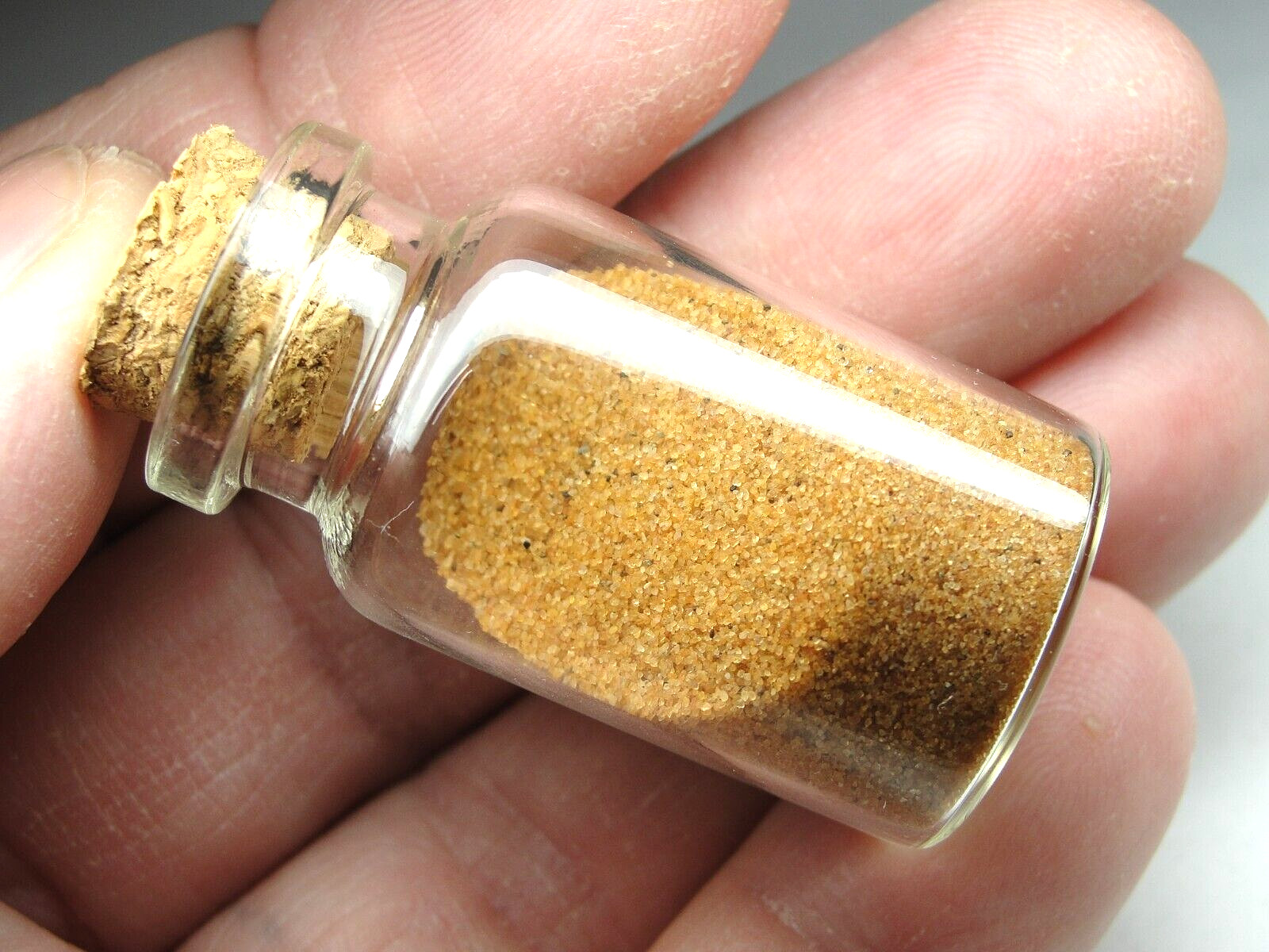 COLLECTIBLE RARE SAND FROM MERZOUGA DESERT - SAHARA DESERT - AFRICA - ORANGE