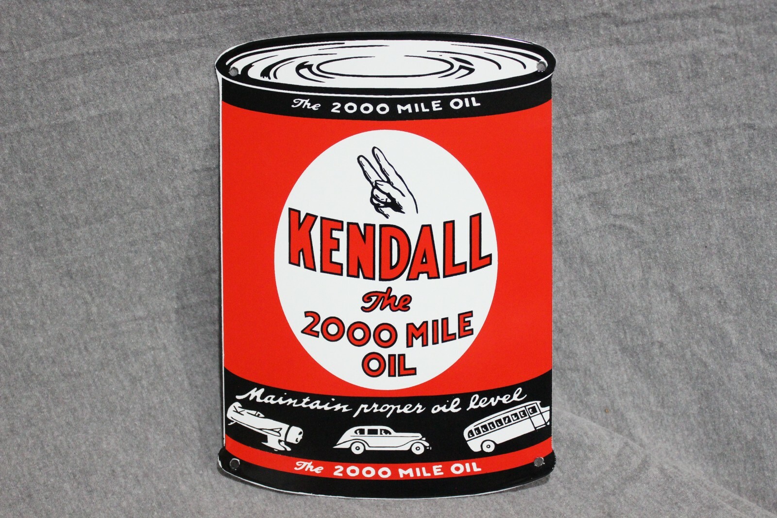 KENDALL OIL PORCELAIN SIGN