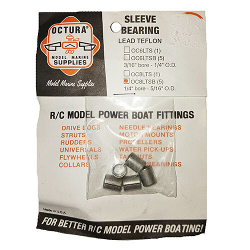 Octura Model Marine Supplies Lead Teflon Sleeve Bearings (5-Pack) OC8LTSB