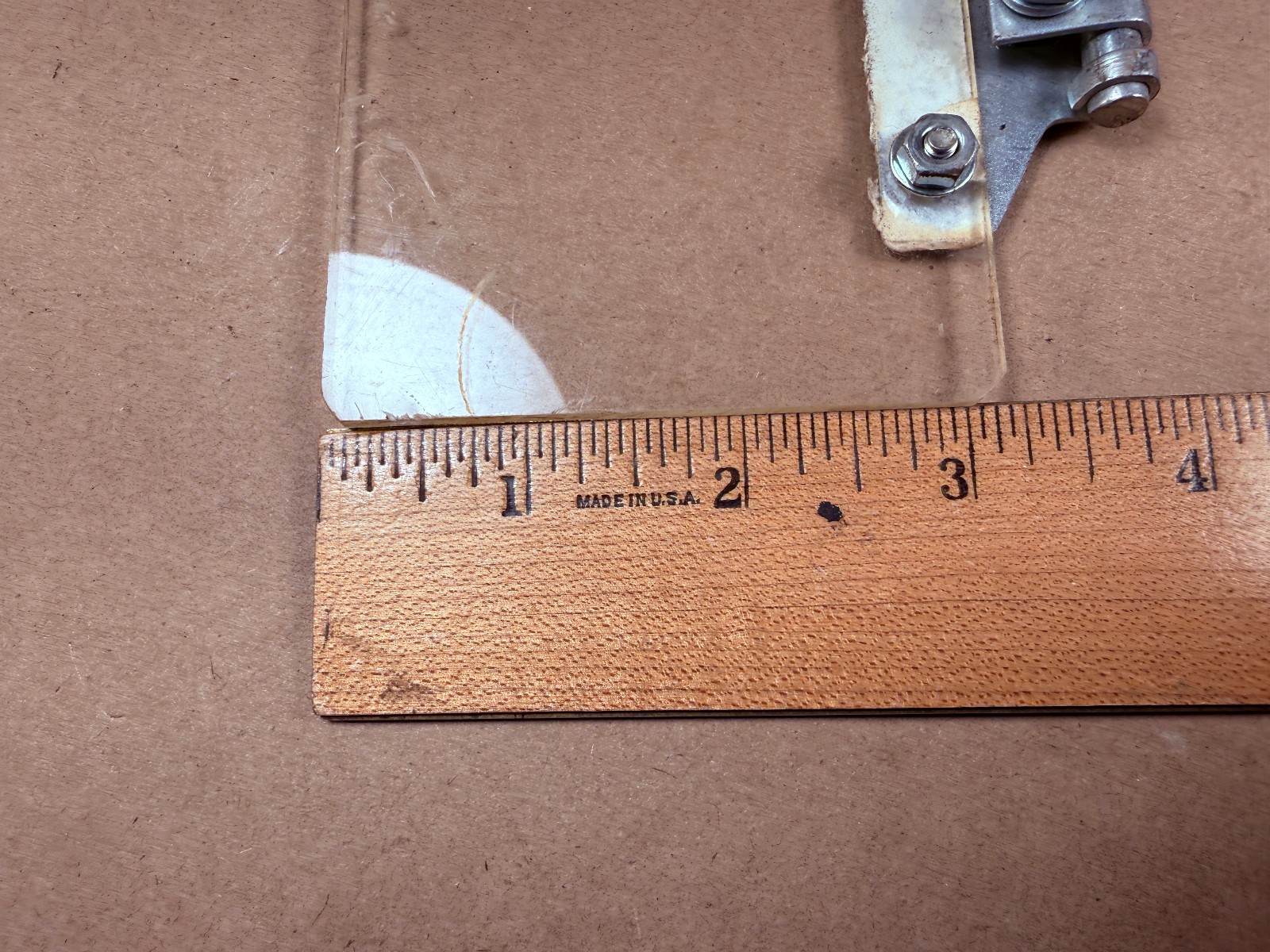 Pair Used Baldor Compatable Bench Grinder Eye Shield 4" X 3-1/4” w/ Bracket