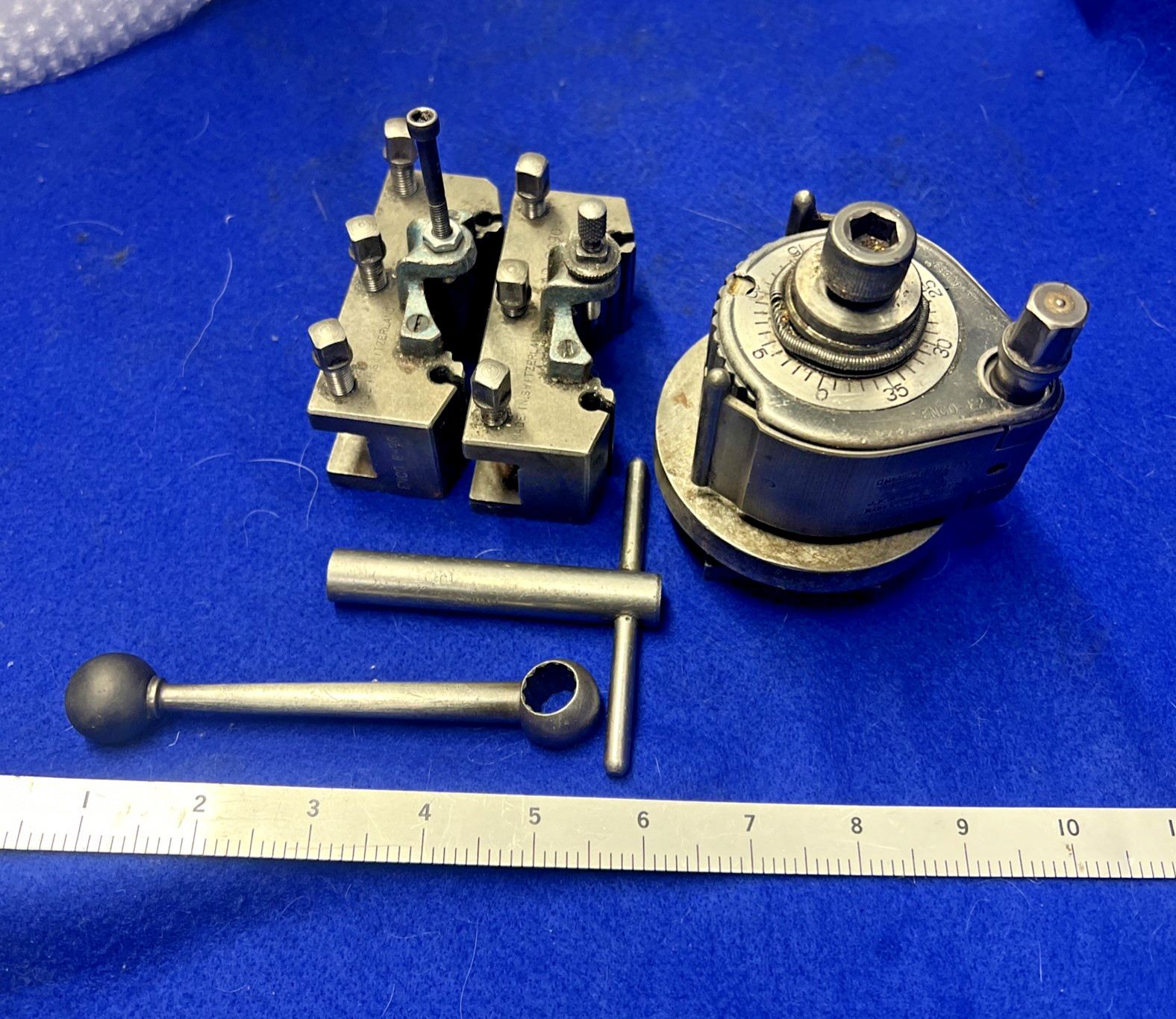 Genuine Multifix  Size A Tool Post With 2 Holders Enco E2 Switzerland Free Ship