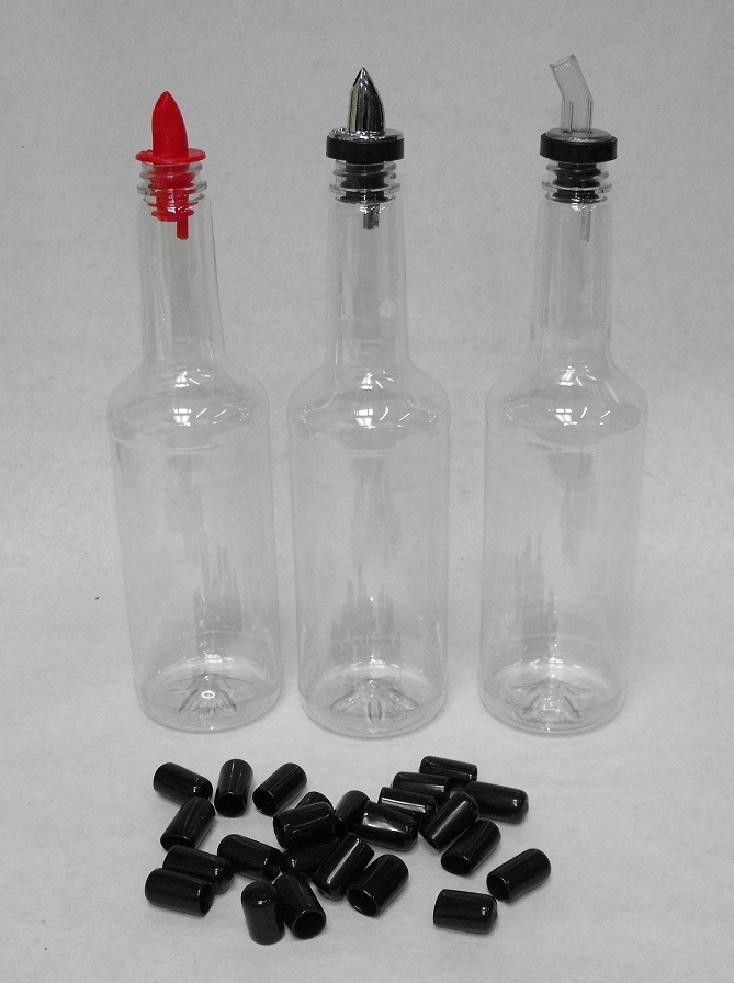 12x LARGE BLACK DUST CAPS  Bar Supplies Bottle Pour Measured Spout Pourer Cover