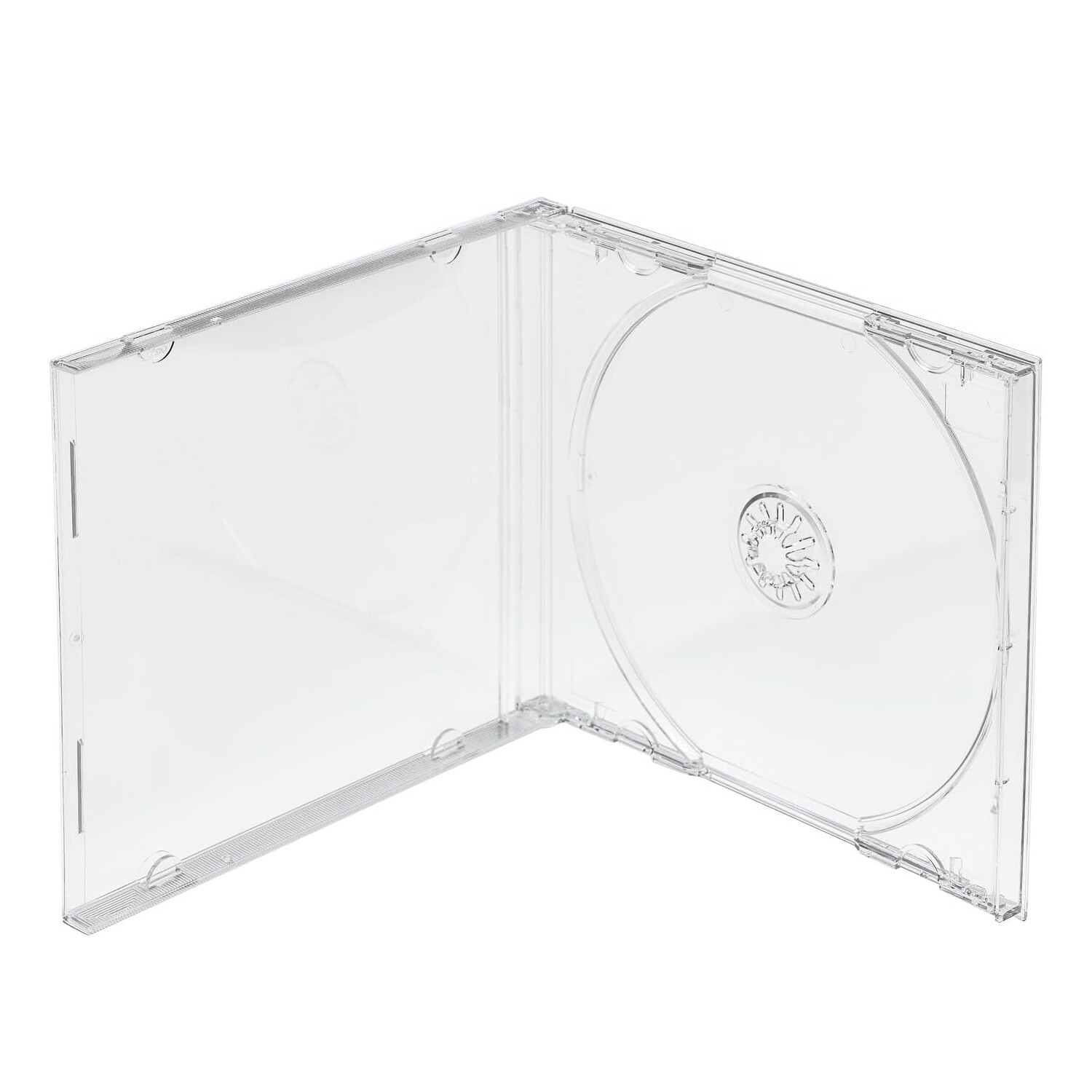 1/5/10PC Standard CD Jewel Case Lots Single CD with Tray 10.4mm Clear Protectors