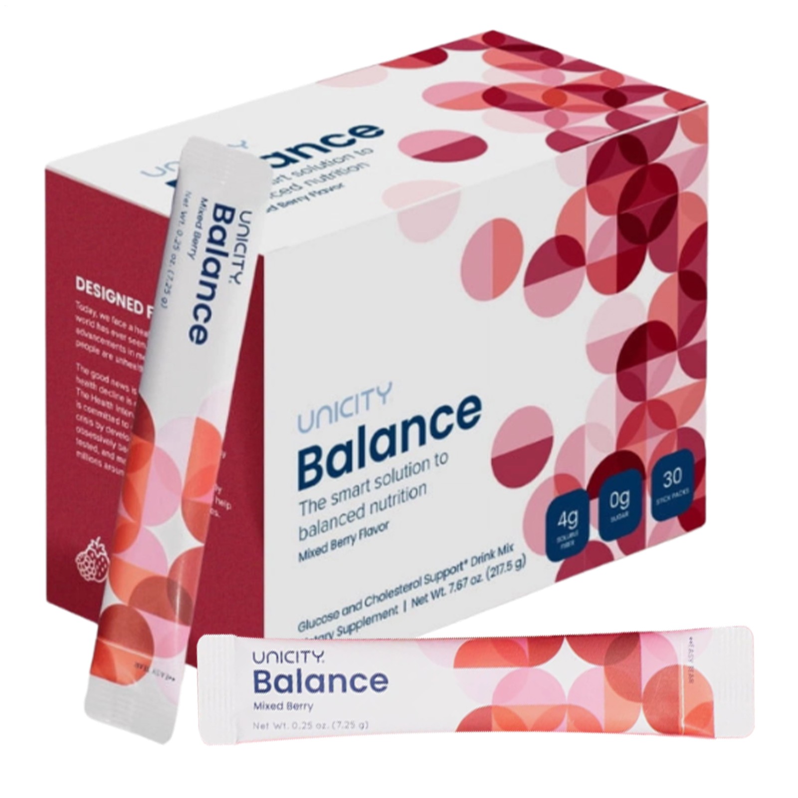 Unicity Balance NATURAL Mixed Berry, 30 Stick Packs