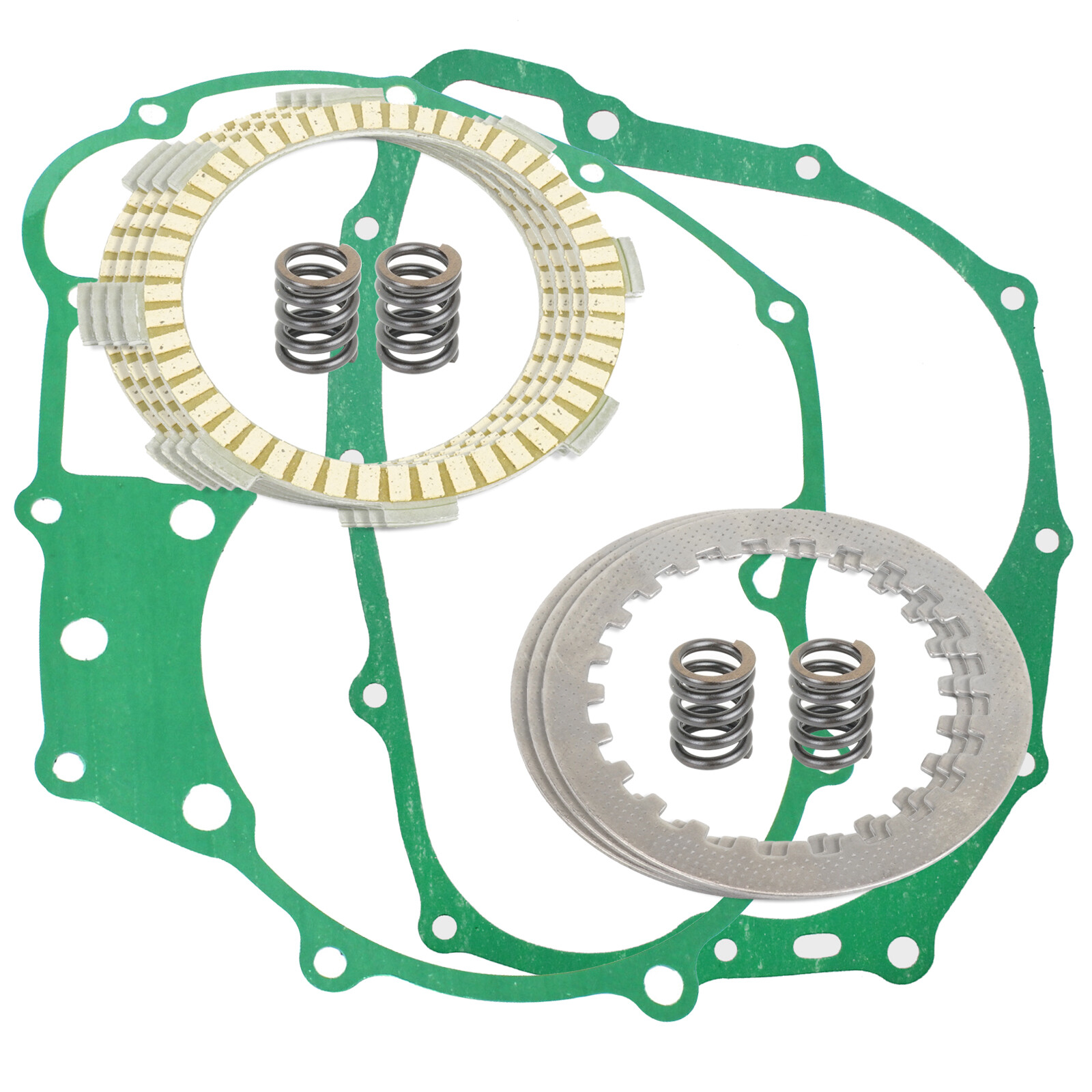 Caltric Clutch Friction Plates And Gasket Kit for Honda ATC200S 1984 1985 1986