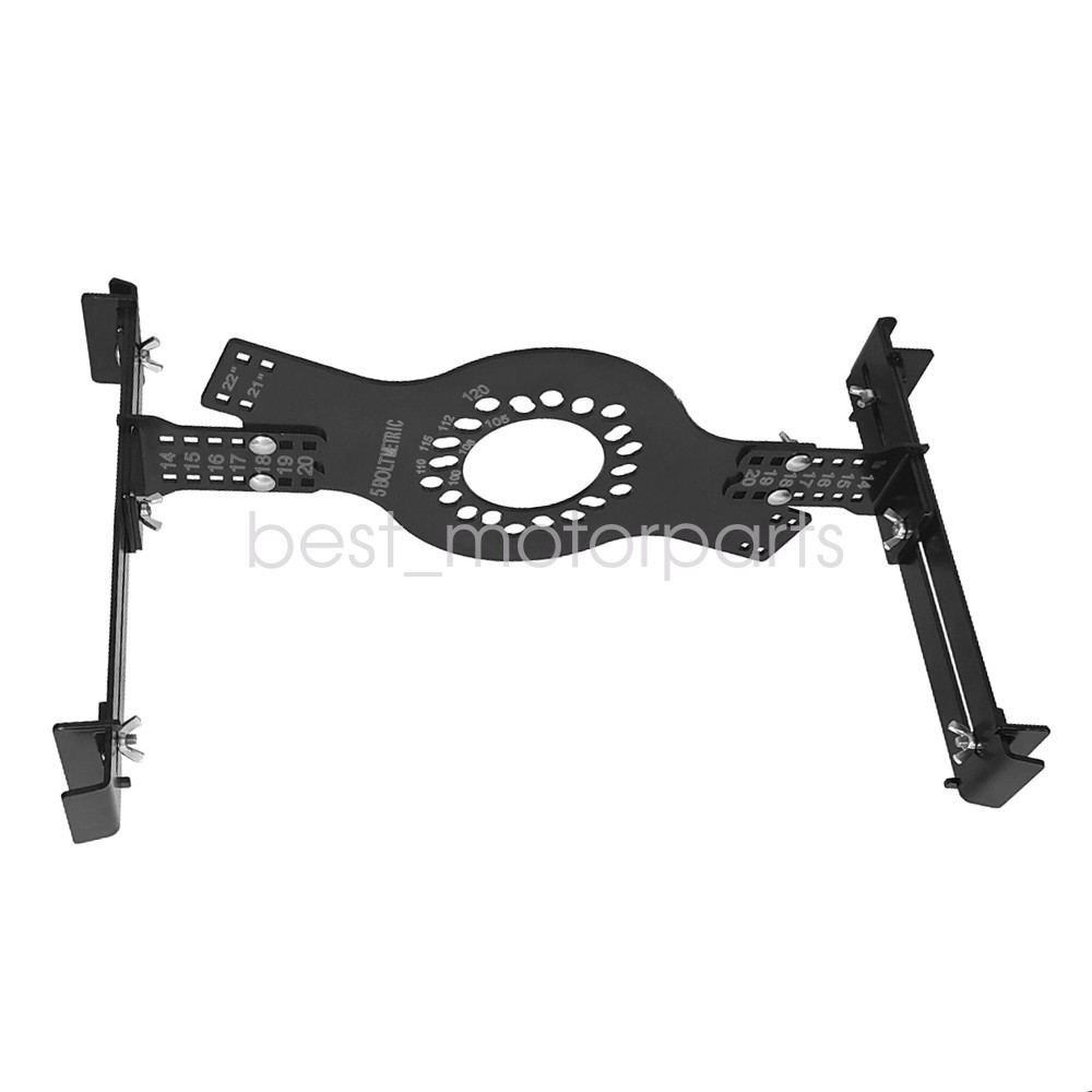 14-22 Inch 5-Lug Wheel Fitment Simulator Tool Tire Size Mockup