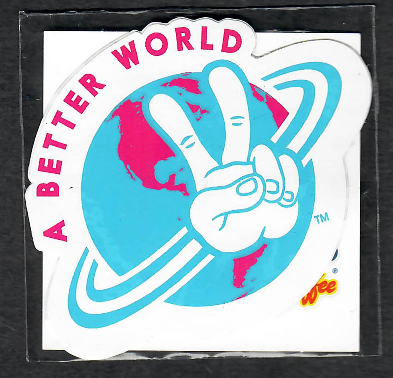 Dutch Bros A BETTER WORLD Sticker with Seed Pack April 2018 Peace Sign (*)