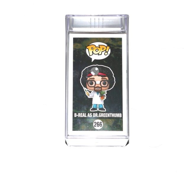 B-REAL SIGNED CYPRESS HILL DR GREENTHUMB PSA ENCAPSULATED FUNKO POP VINYL FIGURE