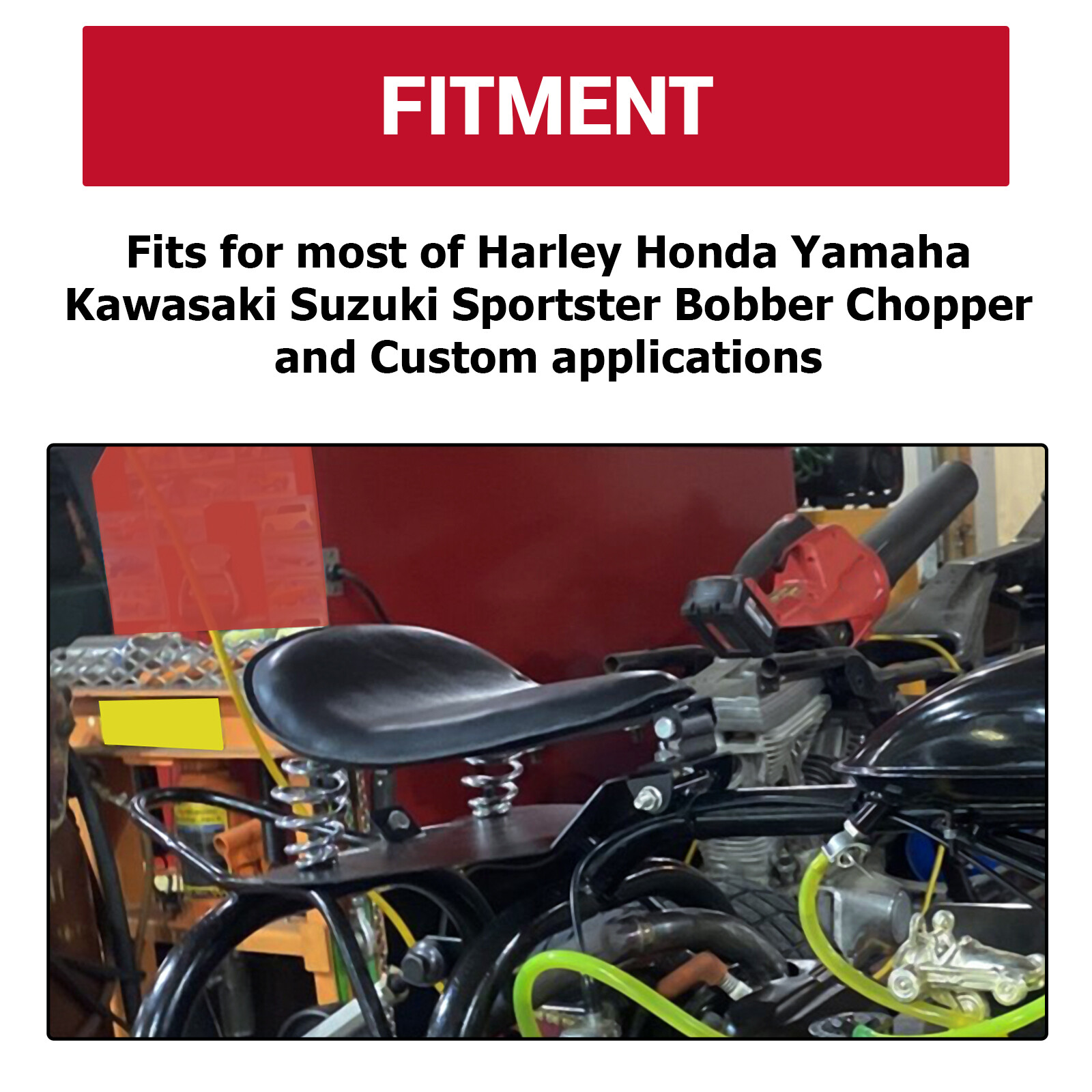 Motorcycle Solo Seat Spring Bracket Base For Harley Sportster Chopper Bobber