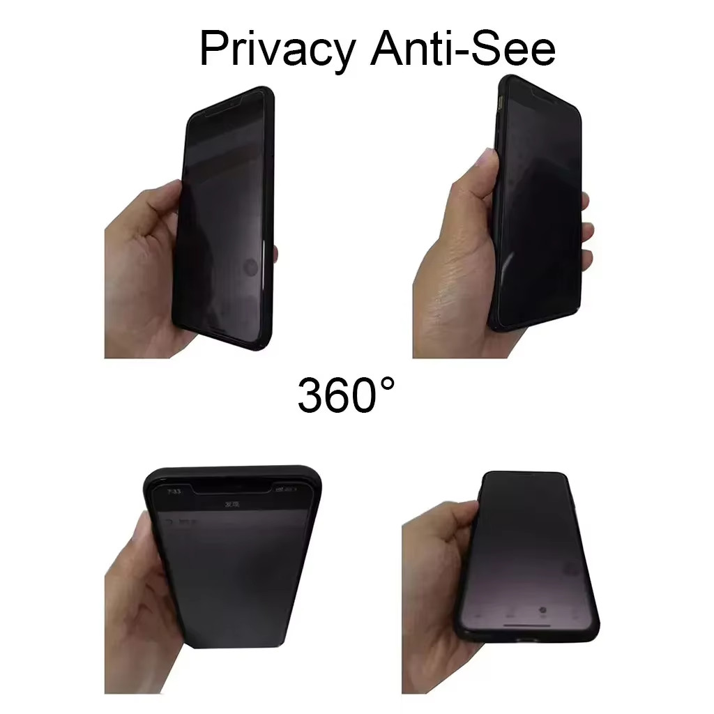 Lot of iPhone 16 15ProMax14131211 Plus Privacy Tempered Glass Screen Protector