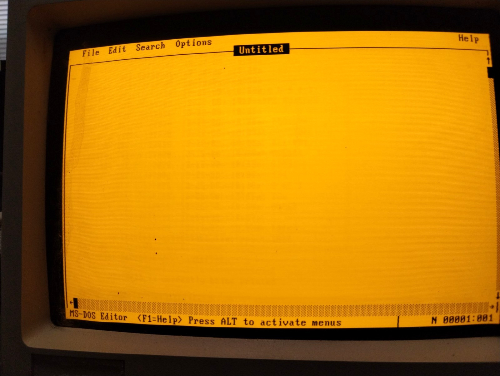 Zenith Monochrome Monitor VINTAGE WORKS! Bright! READ!