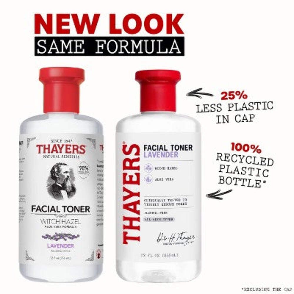Thayers Remedies Witch Hazel Alcohol Free Lavender Facial Toner 12 fl oz - New