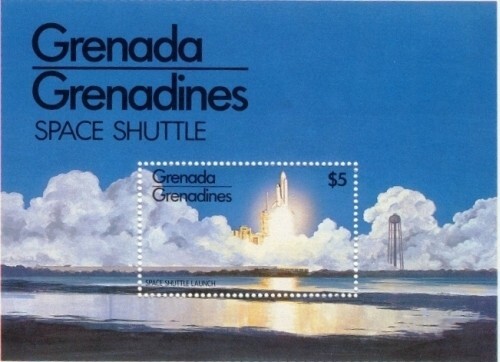 Grenadines 1981 - Space Shuttle - Souvenir Stamp Sheet - Scott #464 - MNH