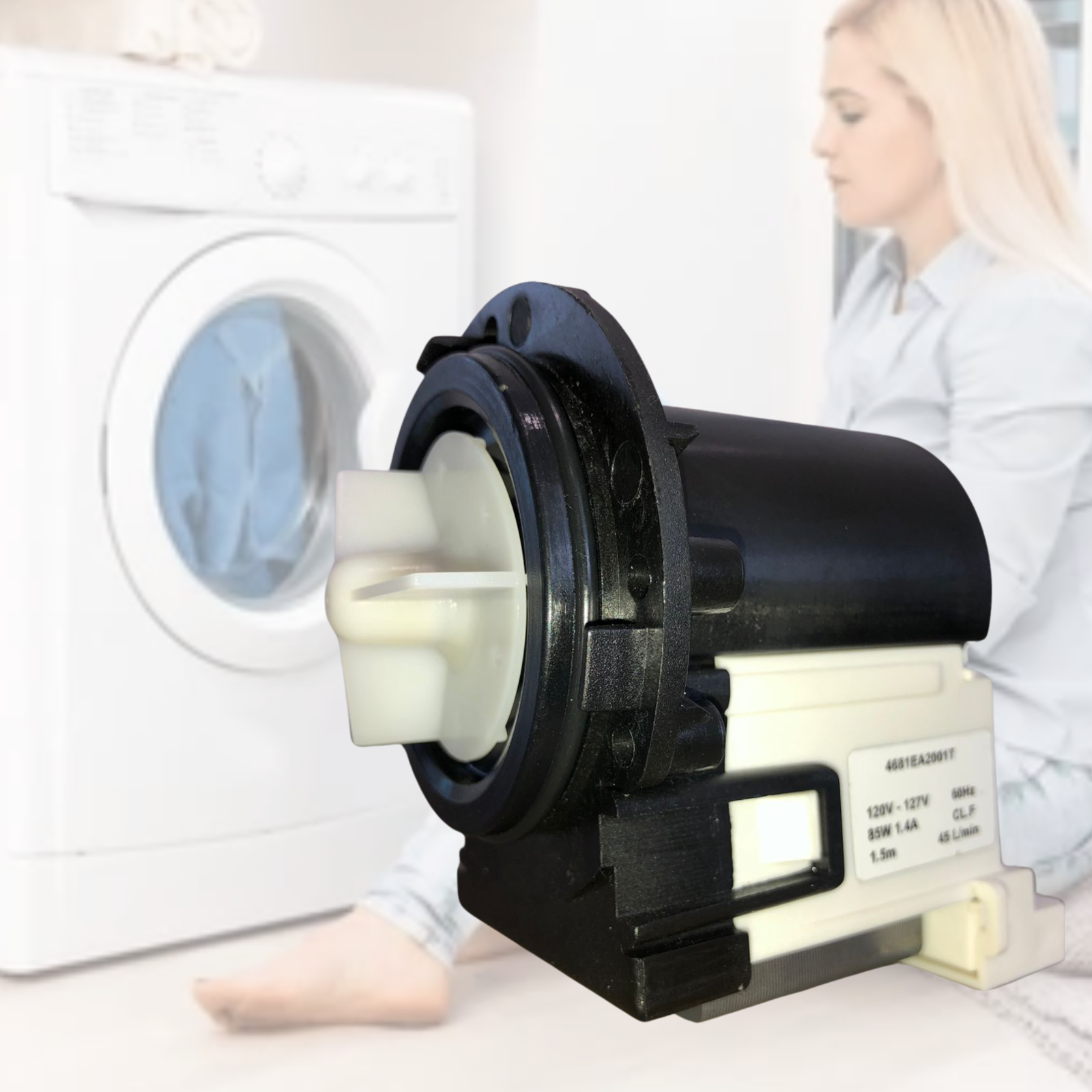 4681EA2001T Washer Drain Pump Motor Replacement For LG & Kenmore *Free Shipping*