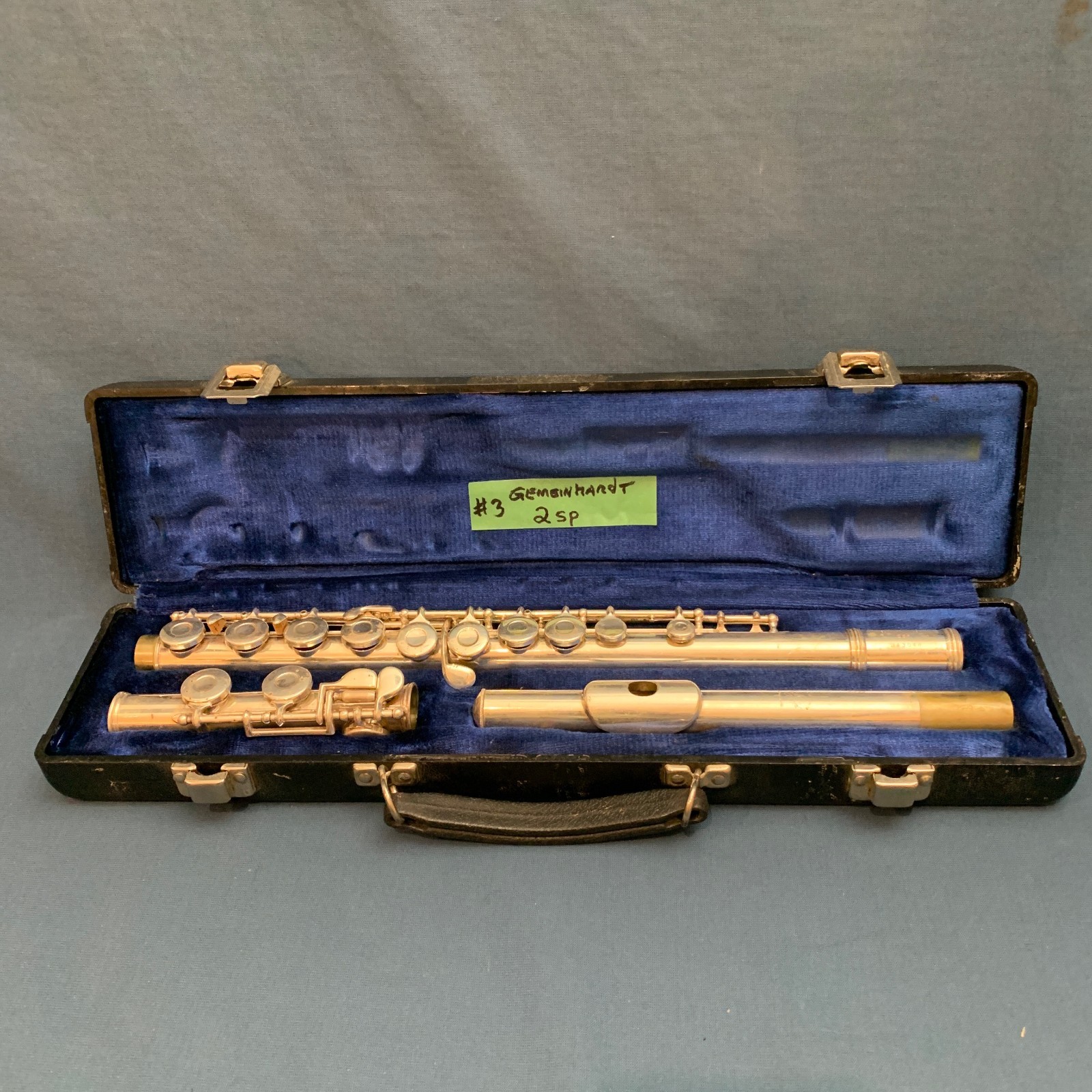 3 Gemeinhardt Closed Hole Flutes for Restoration M-2, M2, 2SP Flute