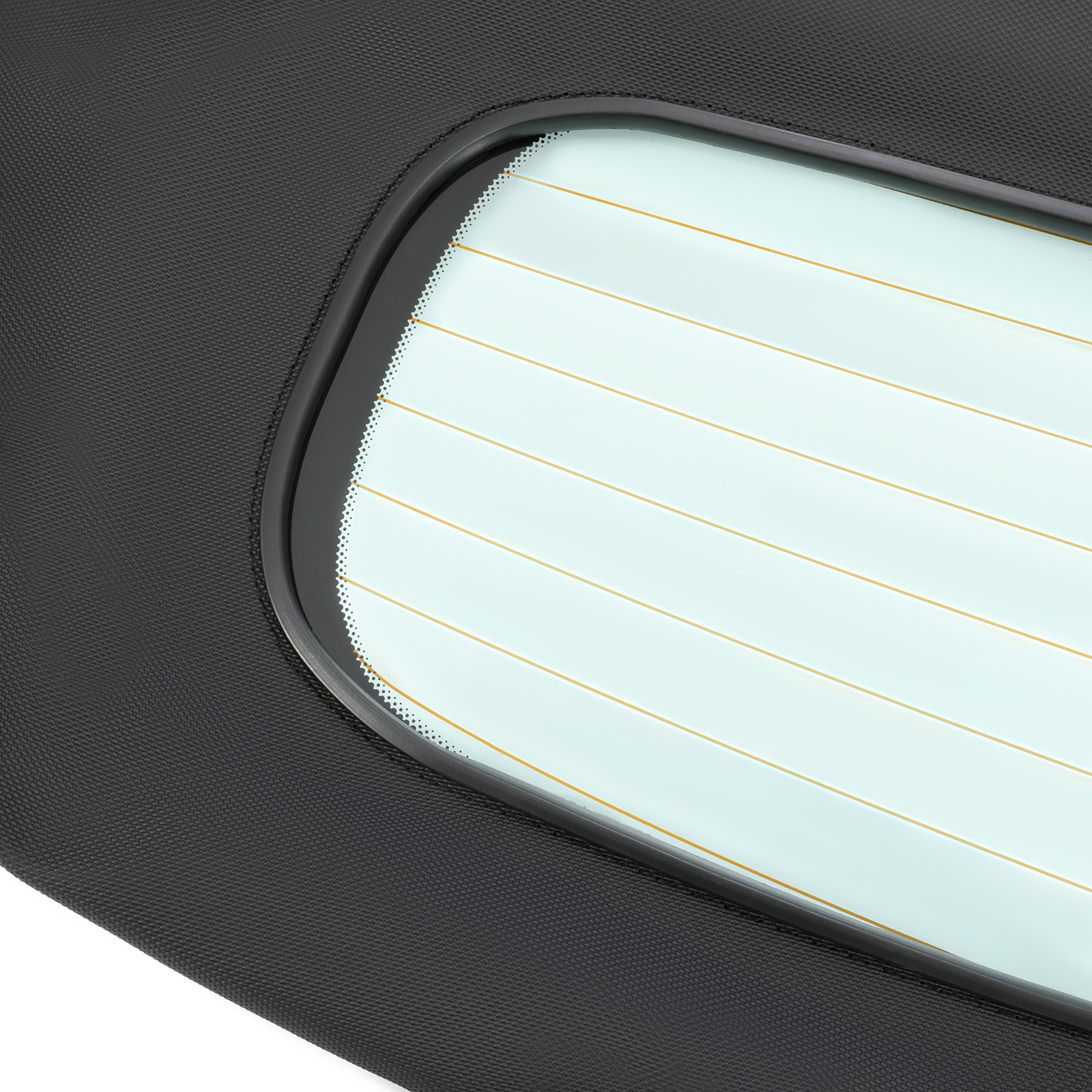 KOJEM For Nissan 350Z 2003-2009 Black Convertible Soft Top &Heated Glass Window