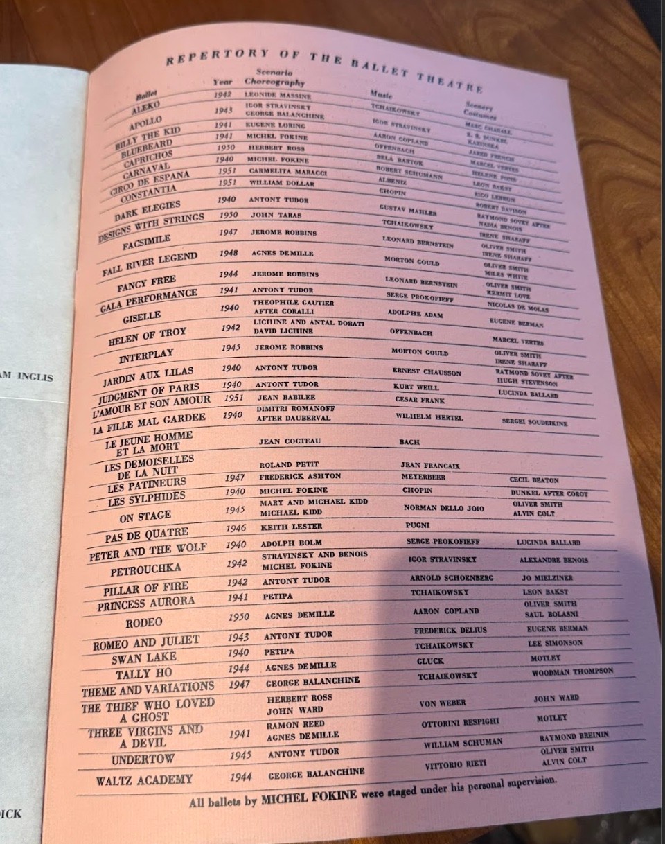 RARE! 1951-1952 The Ballet Theatre Annual Portfolio of Portraits George Lynes