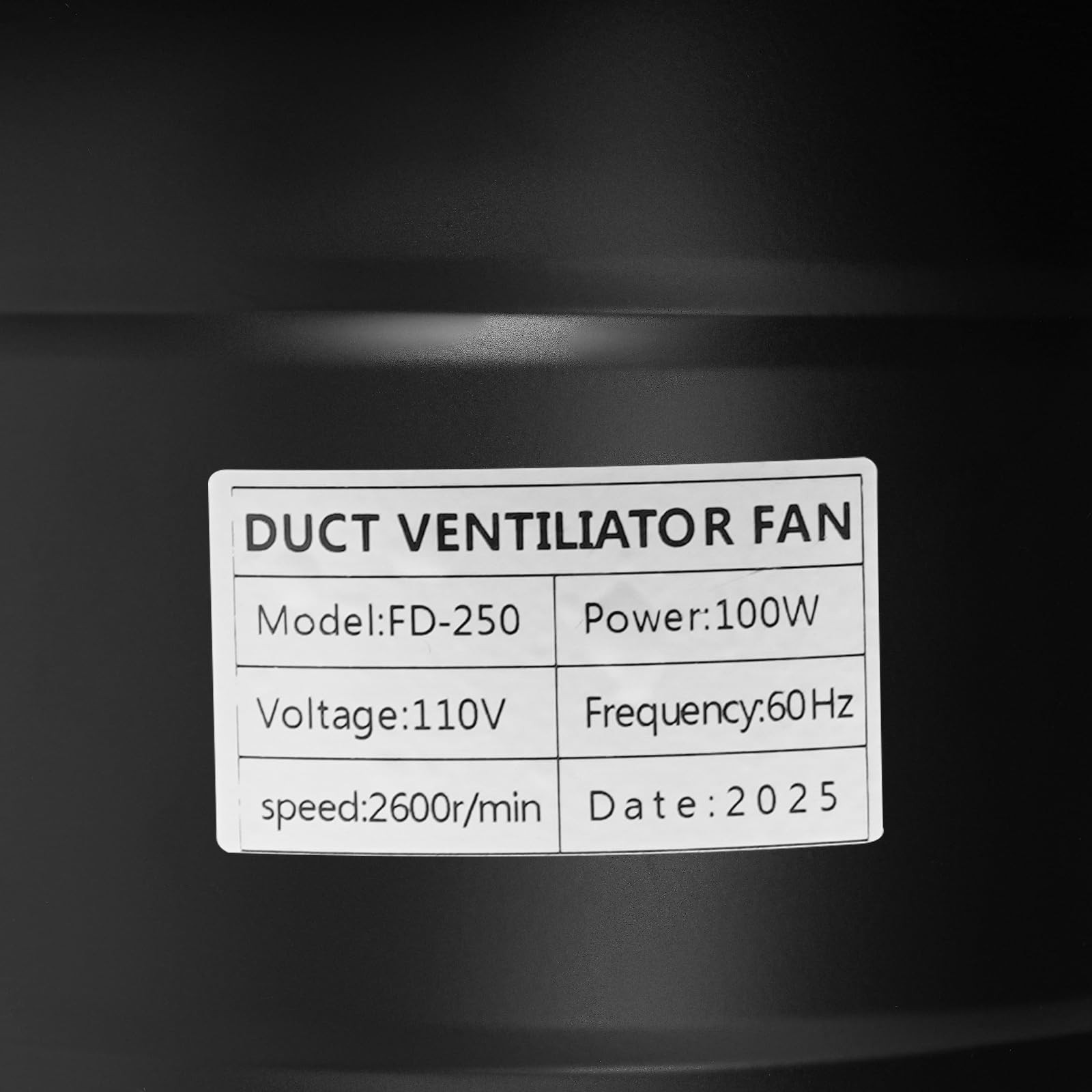 10'' Explosion Proof Exhaust Fan, 100W 741CFM Industrial Axial Flow Fan Utility