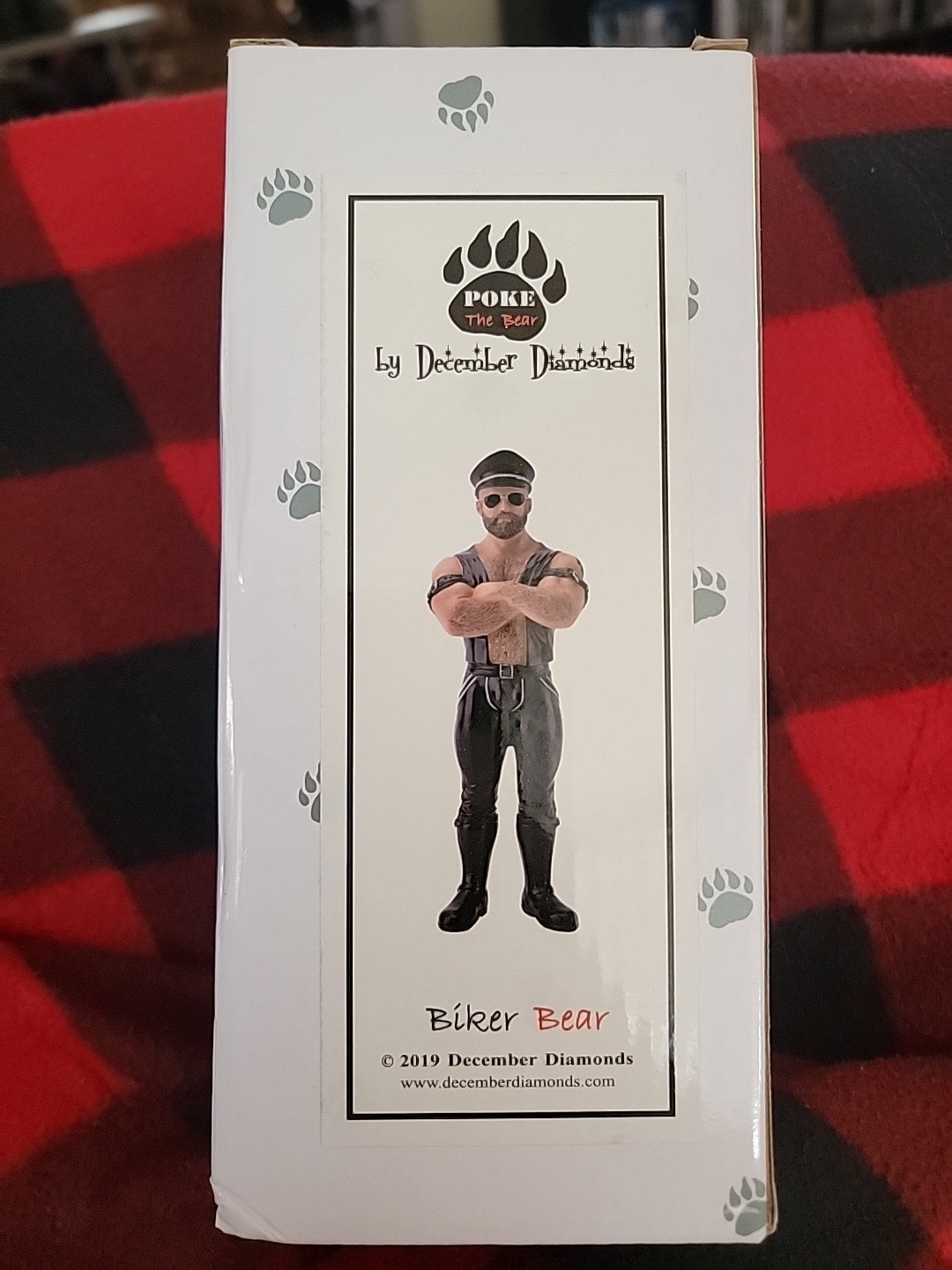 2019 December Diamonds Poke The Bear Biker Bear Christmas Ornament 55-55308