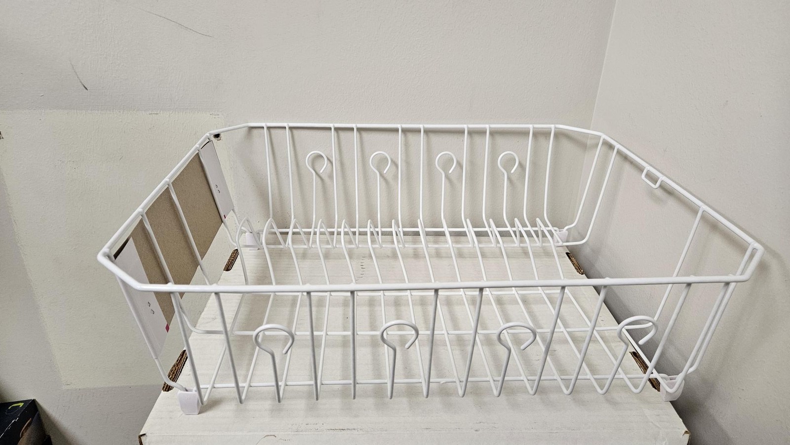 Rubbermaid 6032-ar-wht Dish Drainer, White Wire, Large, Dry Rack