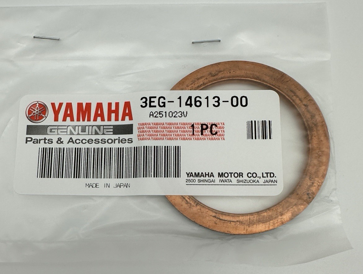 3PK Exhaust Muffler Pipe Head Gasket Yamaha 3EG-14613-00-00 4X7-14613-00-00 OEM
