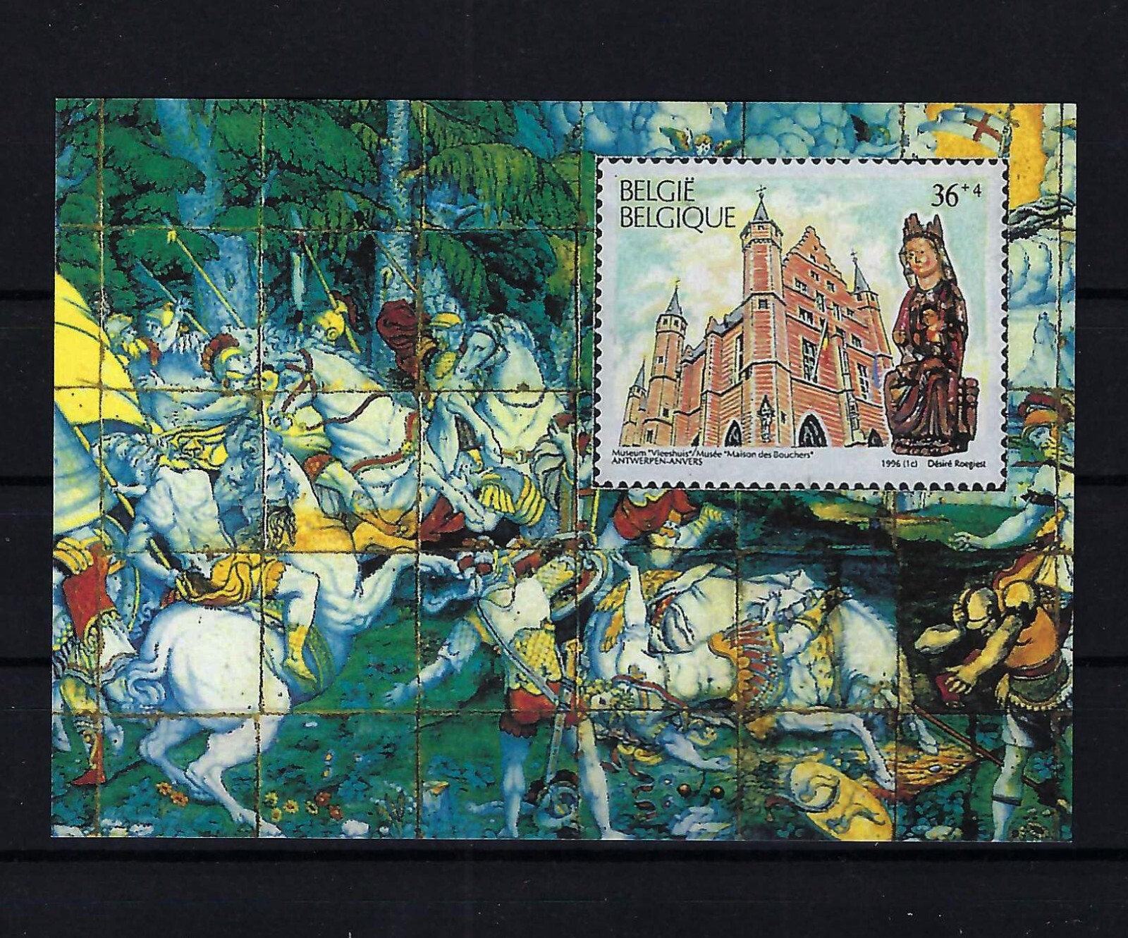 [NIA5] Belgium NA2-NL Art Horses MNH ** Souvenir 1996 SUPERB