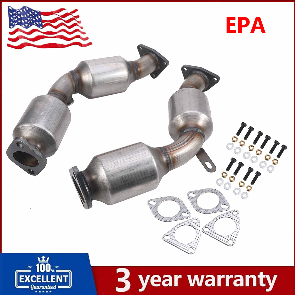 Pair Catalytic Converter Fits Infiniti G35 3.5L 2003-2007 Direct-fit Highflow