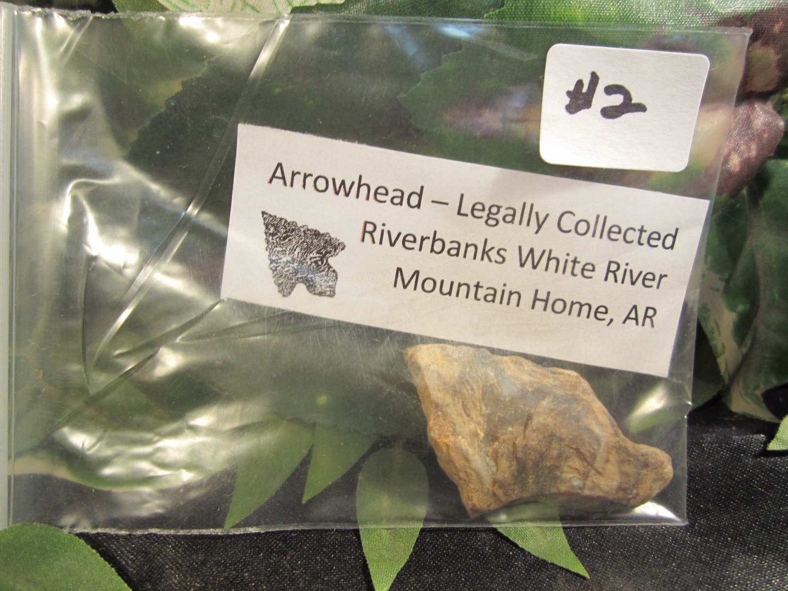 Arrowheadfrom  White River Banks, Mountain Home, Arkansas