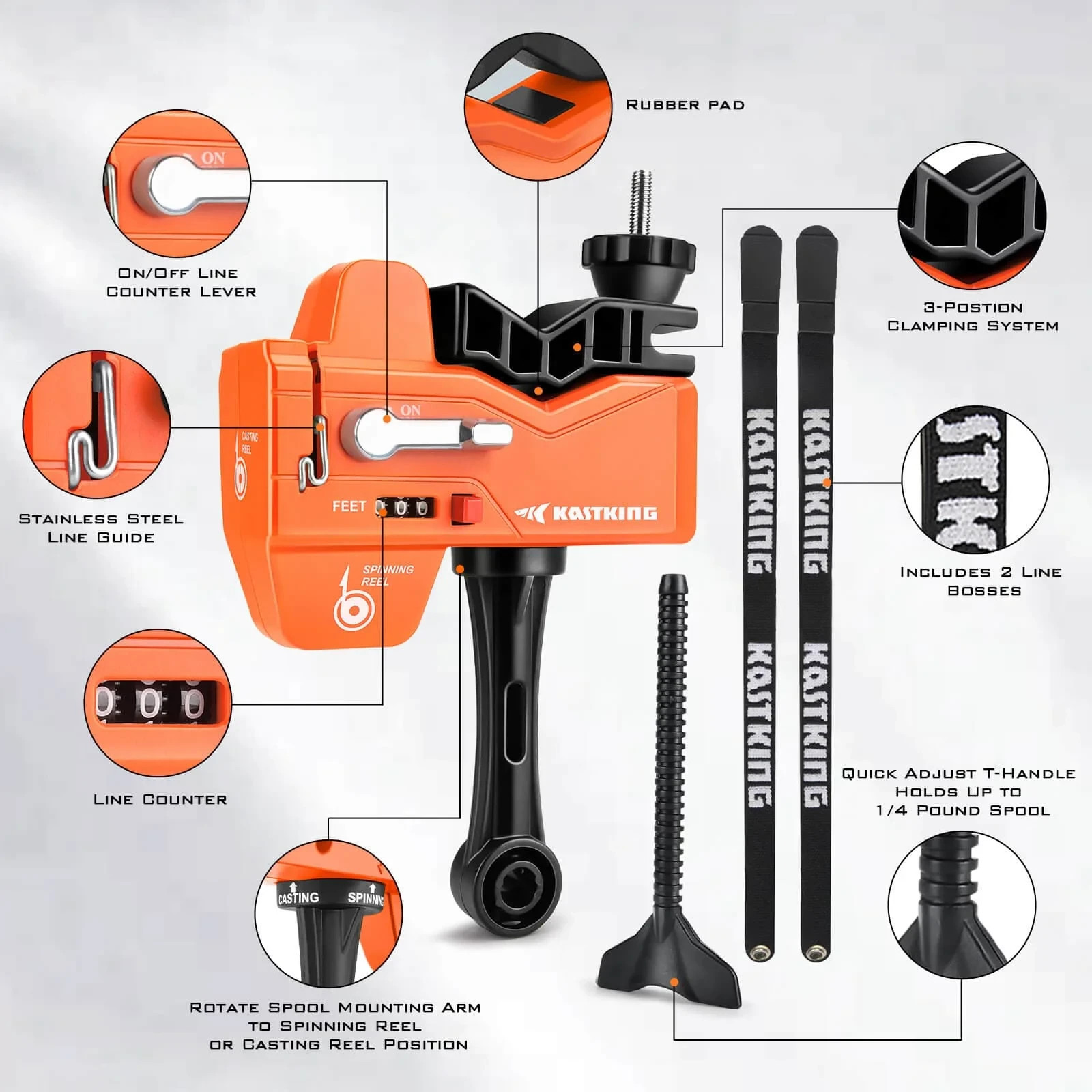 KastKing Kalibrate Line Spooler Line Counter