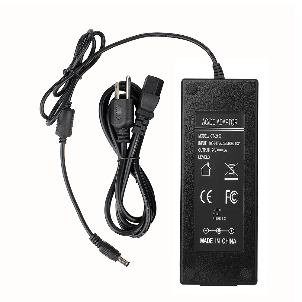 AC to DC 12V/24V 2A/3A/5A/6A/10A Power Supply Adapter Transformer 5.5x2.1mm Plug